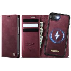 Caseme - CASEME C49 iPhone 16e Fodral MagSafe RFID Blocker Röd