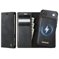 Caseme - CASEME C49 iPhone Air Skal MagSafe RFID Blocker Läder Svart