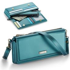 Caseme - CASEME Me30 Telefonläderväska RFID-blockerande Grön