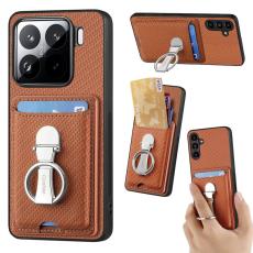 CASENEO - CASENEO C1-9 Fodral för Xiaomi 15 med Kickstand Brun