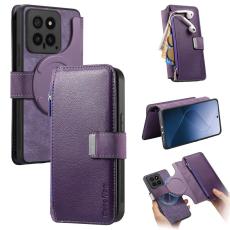 CASENEO - CASENEO MW-02 Xiaomi 14 Läderfodral Magnetiskt Lila