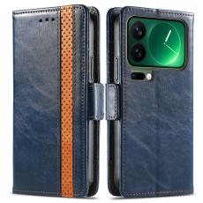 CASENEO - CASENEO Xiaomi 17 Pro Skal PU Läder Ställ med RFID Blockering Mörkblå