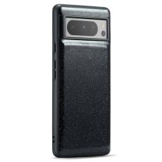 DG.MING - DG.MING Google Pixel 8 Pro Skal Glitter PU Läder Svart