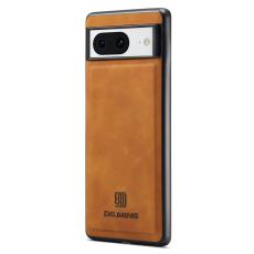 DG.MING - DG.MING Google Pixel 8 Skal PU L&auml;der Coated PC+TPU - Brun