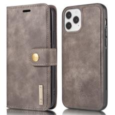 DG.MING - DG.MING iPhone 13 Pro Max Fodral 2-i-1 i Grå Splitläder