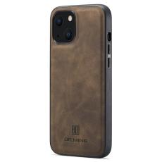 DG.MING - DG.MING iPhone 13 Skal Bakskydd PU Läder+PC+TPU - Kaffe