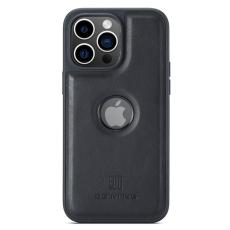 DG.MING - DG.MING iPhone 15 Skal Logo View Anti-Drop PU Läder - Svart
