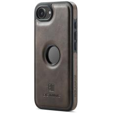 DG.MING - DG.MING iPhone 16e Skal Anti-Drop Läder Coated - Kaffe