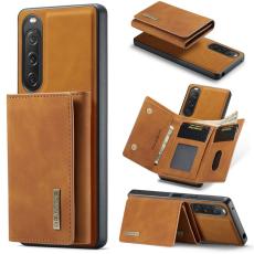 DG.MING - DG.MING M1 Series Kickstand Skal för Sony Xperia 10 V - Brun