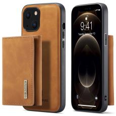 DG.MING - DG.MING M1 Series Magnetiskt Plånboksfodral iPhone 15 Plus - Brun