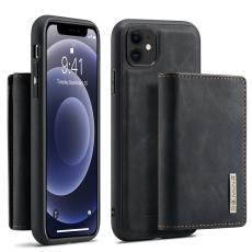 DG.MING - DG.MING M1 Wallet Skal med Kickstand för iPhone 11 - Svart