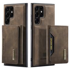 DG.MING - DG.MING M2 Series 2-i-1 Plånboksfodral Samsung Galaxy S22 Ultra - Coffee