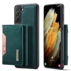 DG.MING - DG.MING M2 Series 2 in 1 Magnetiskt Fodral Samsung Galaxy S21 Grön