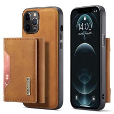 DG.MING - DG.MING M2 Series Fodral med St&auml;llning i L&auml;der f&ouml;r iPhone 12 Pro Max - Brun
