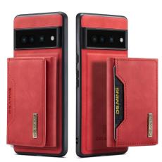 DG.MING - DG.MING M2 Series Magnetiskt Plånboksfodral Google Pixel 7 Pro Röd