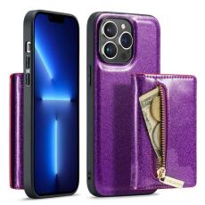 DG.MING - DG.MING M3 Series iPhone 13 Pro Skal 2-i-1 Fodral Mörklila