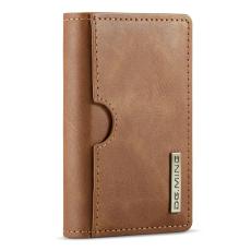 DG.MING - DG.MING M6 RFID Blocker Plånbok Flera Lager Myntväska Brun