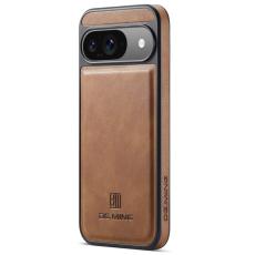 DG.MING - DG.MING Pixel 9 Pro Skal Anti-Drop Läder PC+TPU - Brun