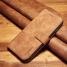 DG.MING - DG.MING Retro Style Magnetiskt Läderfodral iPhone 6s Plus - Brun