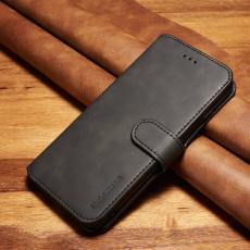 DG.MING - DG.MING Retro Wallet Läder Fodral för iPhone 6s Plus - Svart