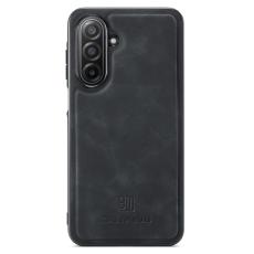 DG.MING - DG.MING Samsung Galaxy A17 5G Skal PU L&auml;der Svart