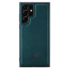 DG.MING - DG.MING Samsung Galaxy S22 Ultra Fodral PC+TPU+PU Grön