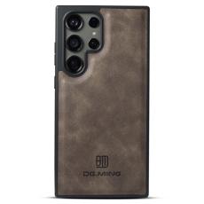 DG.MING - DG.MING Samsung Galaxy S23 Ultra Fodral PU Läder Kaffe