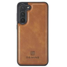 DG.MING - DG.MING Samsung Galaxy S24+ Fodral Anti-Drop PU Läder Brun
