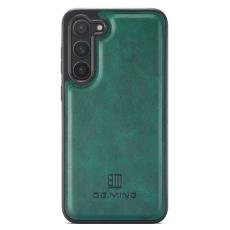 DG.MING - DG.MING Samsung Galaxy S24 Skal Anti-Drop PU L&auml;der Gr&ouml;n