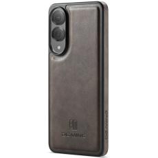 DG.MING - DG.MING Samsung Galaxy S25 Edge Skal Anti-Drop Läder Kaffe