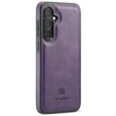 DG.MING - DG.MING Samsung Galaxy S25 FE Skal Anti-Drop Läder Lila