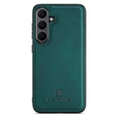 DG.MING - DG.MING Samsung Galaxy S25 FE Skal PU Läder Grön