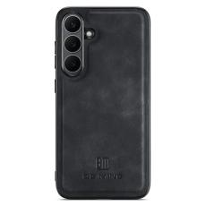 DG.MING - DG.MING Samsung Galaxy S25 FE Skal PU Läder Hybrid - Svart