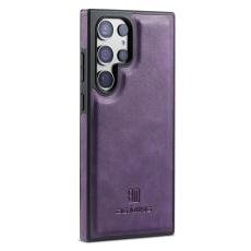 DG.MING - DG.MING Samsung Galaxy S25 Ultra Skal Anti-Drop Läder Lila