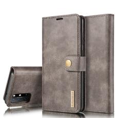 DG.MING - DG.MING Wallet Split Leather Cover OnePlus 8T Fodral Grå
