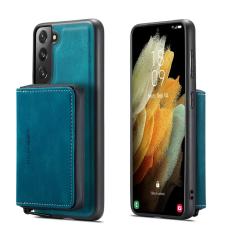 JEEHOOD - JEEHOOD 2-in-1 Magnetisk Plånboksfodral Samsung Galaxy S22+ Blå