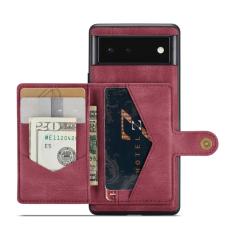 JEEHOOD - JEEHOOD Detachable Wallet Case Google Pixel 7 5G Röd