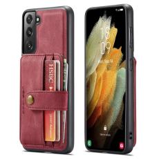 JEEHOOD - JEEHOOD Detachable Walletskal för Samsung Galaxy S20 Plus Röd