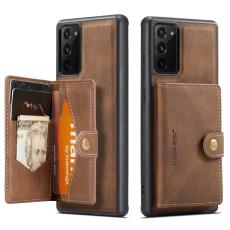 JEEHOOD - JEEHOOD Galaxy Note20 4G/5G Fodral med Ställ - Brun