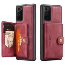 JEEHOOD - JEEHOOD Galaxy Note20 4G/5G Fodral med Ställ - Röd