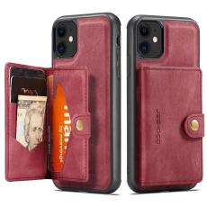 JEEHOOD - JEEHOOD iPhone 11 Fodral med avtagbar plånbok Röd
