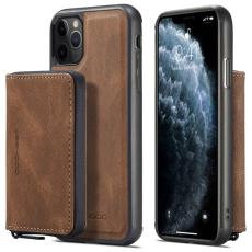 JEEHOOD - JEEHOOD iPhone 11 Pro Fodral Läder TPU Magnetisk Brun