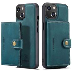 JEEHOOD - JEEHOOD iPhone 14 Plus Fodral 2-i-1 Läder TPU Grön