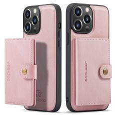 JEEHOOD - JEEHOOD iPhone 14 Pro Fodral Retro Stötsäkert Rose Gold