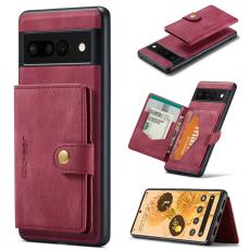 JEEHOOD - JEEHOOD J01 Fodral för Google Pixel 7 Pro 5G Retro Läder Röd