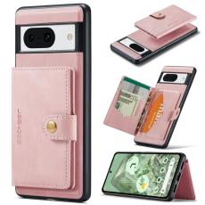 JEEHOOD - JEEHOOD J01 Fodral för Google Pixel 8a Läder TPU Retro Rosa