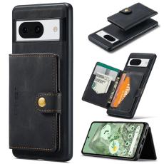 JEEHOOD - JEEHOOD J01 Fodral för Google Pixel 8a Läder TPU Svart