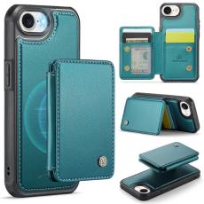 JEEHOOD - JEEHOOD J05 Fodral för iPhone 16e i läder med kortficka - Blå