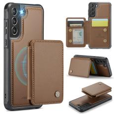 JEEHOOD - JEEHOOD J05 Fodral f&ouml;r Samsung Galaxy S21 5G - L&auml;der - Brun