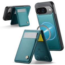 JEEHOOD - JEEHOOD J06 Läderfodral till Google Pixel 9 Pro - Blå